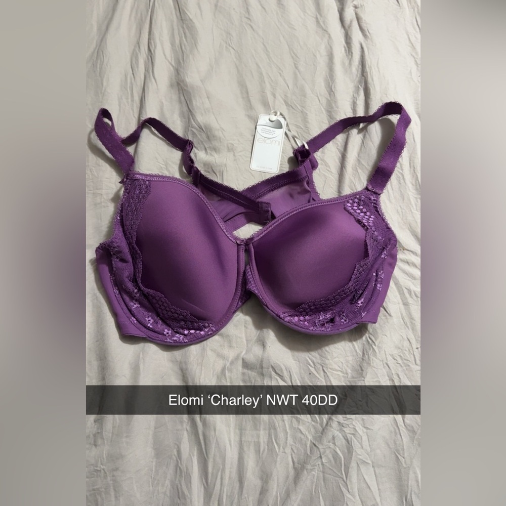 Elomi Charley Bra in Rich Purple